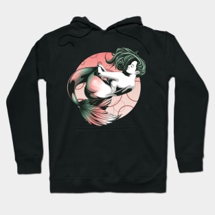 Red and Green Mermaid Hoodie